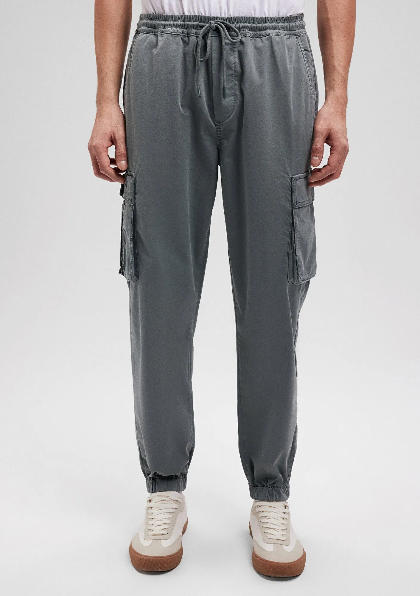Grey Cargo Pants