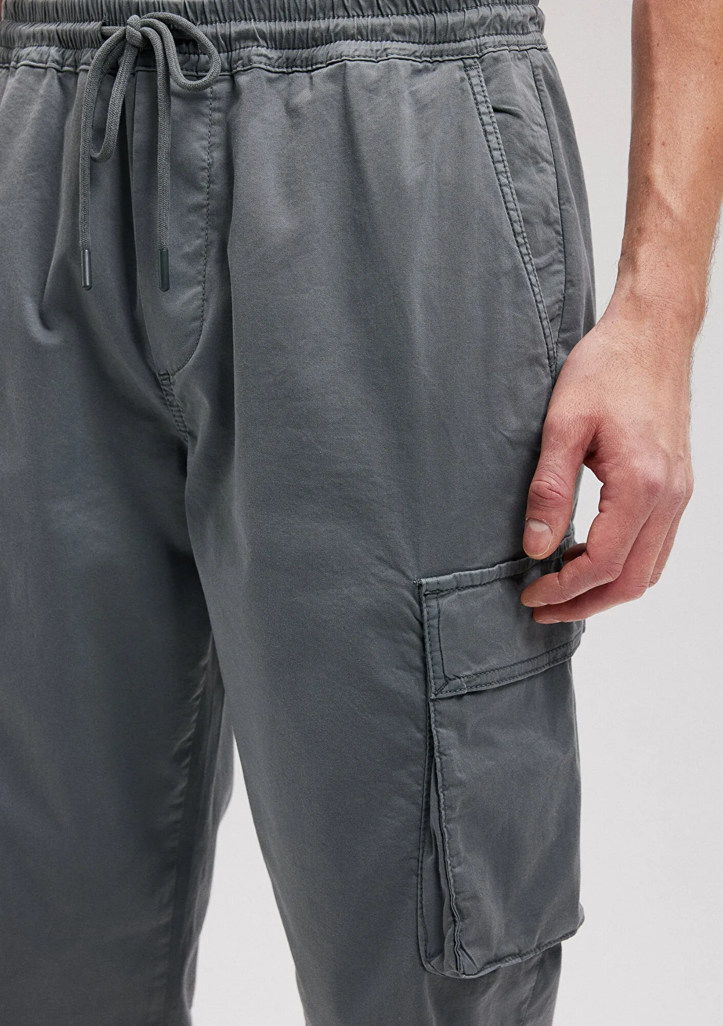 Grey Cargo Pants