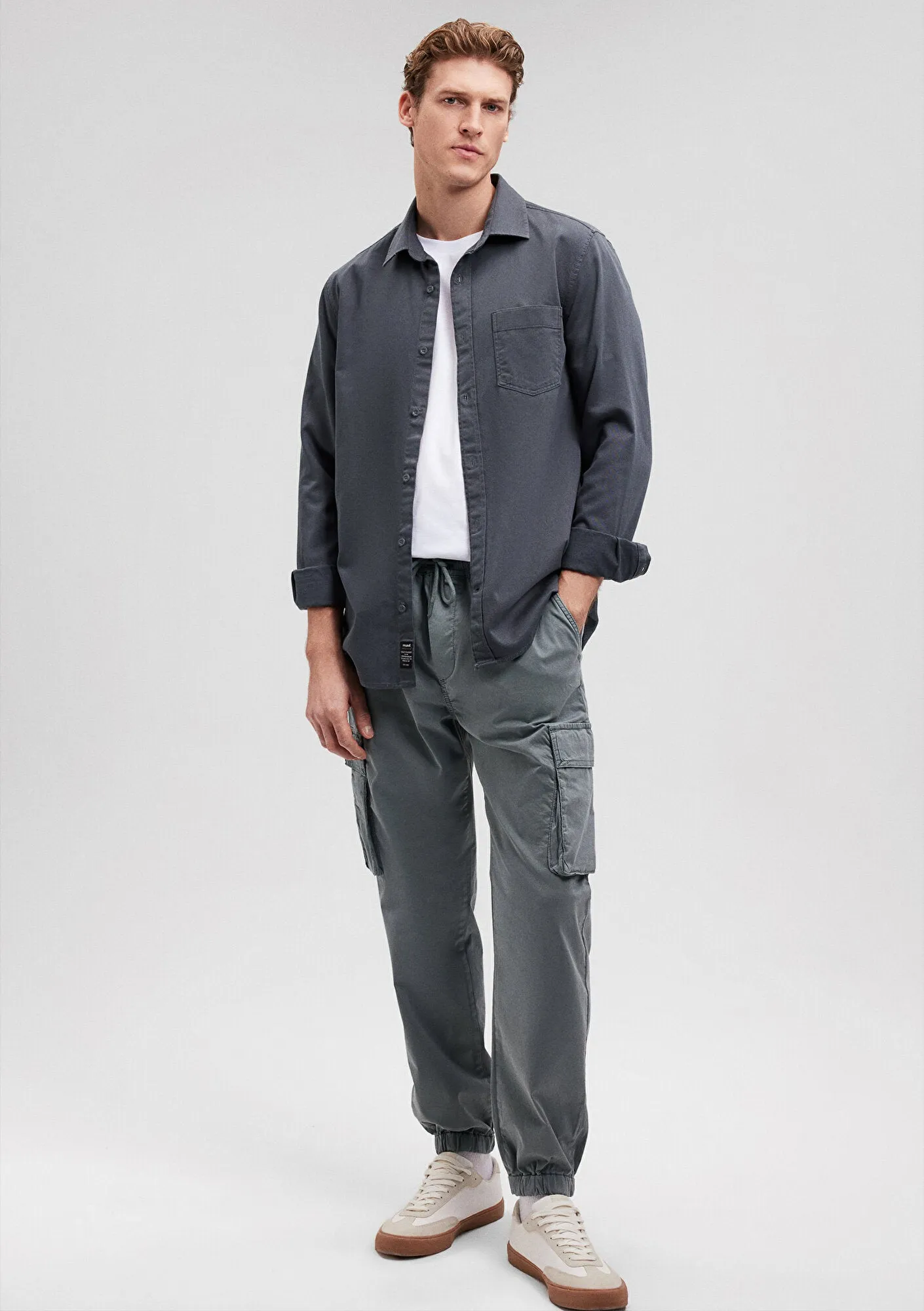Grey Cargo Pants