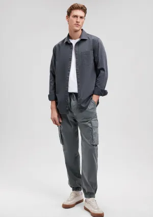 Grey Cargo Pants