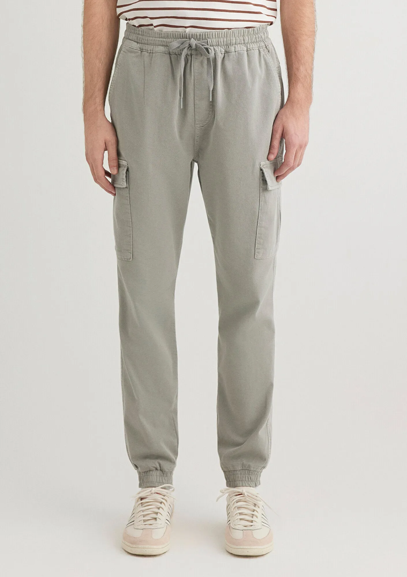 Grey Cargo Pants