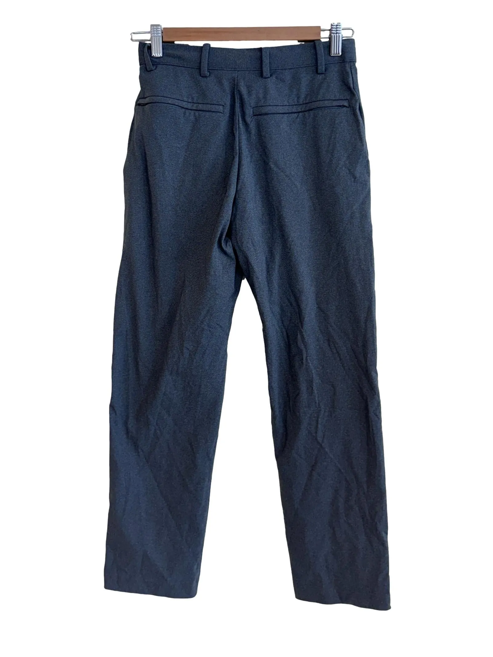 Grey Textured Trousers