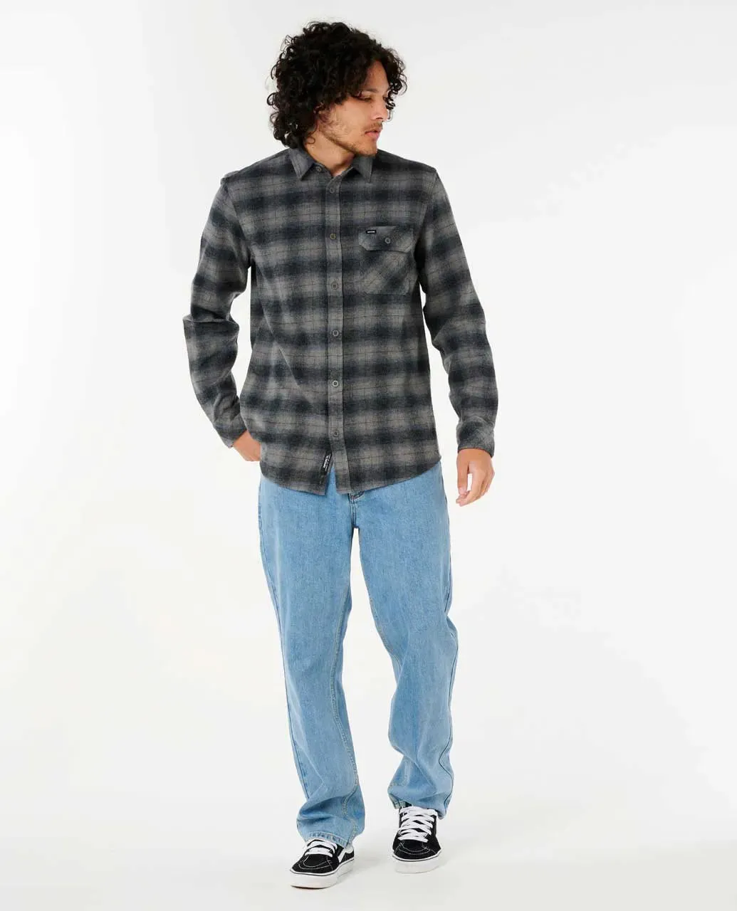 Grinners Flannel | Dark Grey