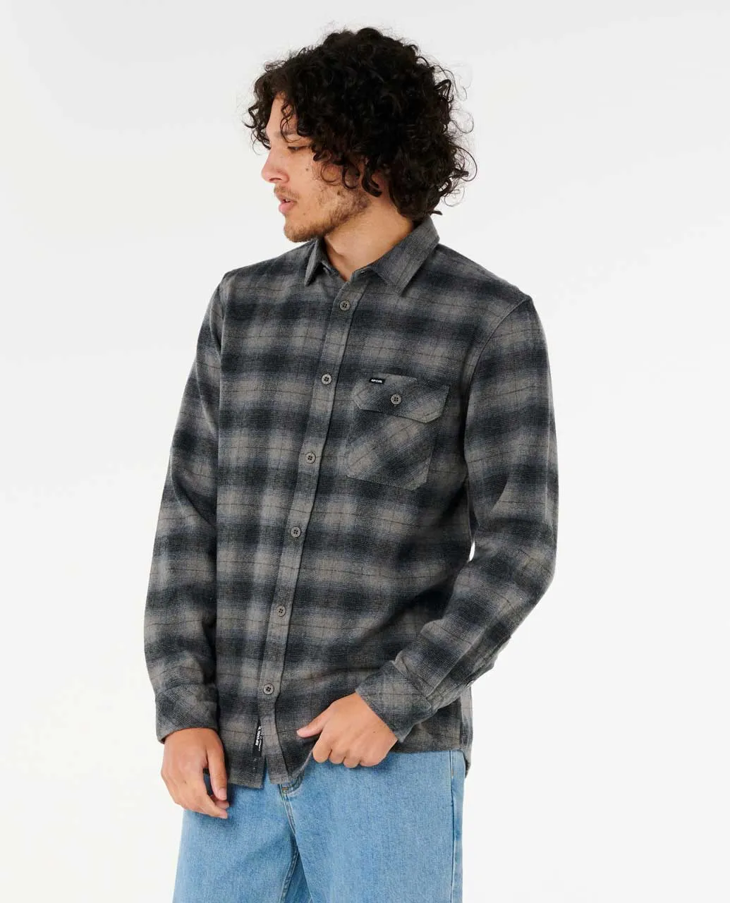 Grinners Flannel | Dark Grey