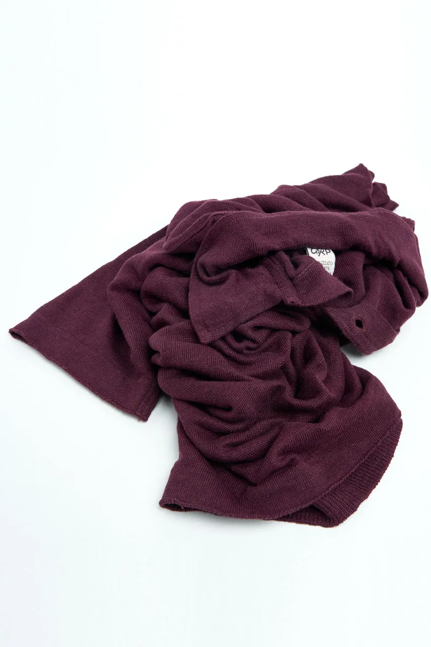 GRP Knitwear 2-Button-Polo PL 10 Linen Knit Bordeaux