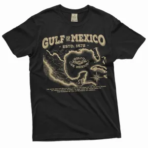 Gulf of Mexico T-shirt  origin of Gulf of Mexico history men's tee shirt