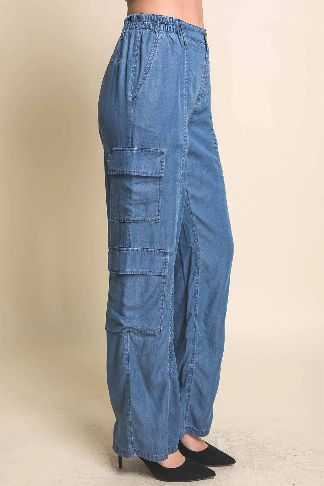 Heidi Denim Tencel Pants