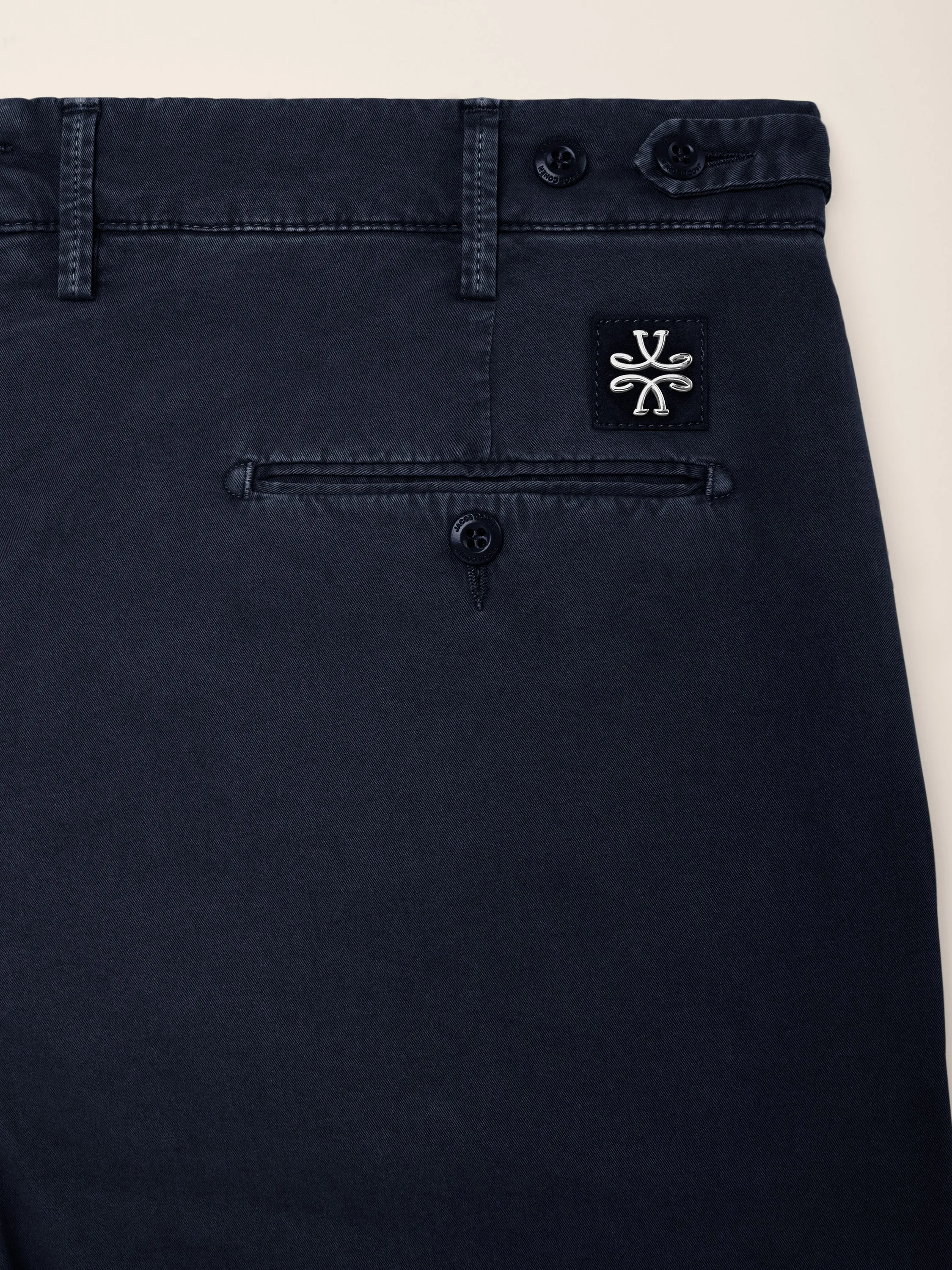 Henry - Pants in Stretch Cotton and Lyocell Gabardine