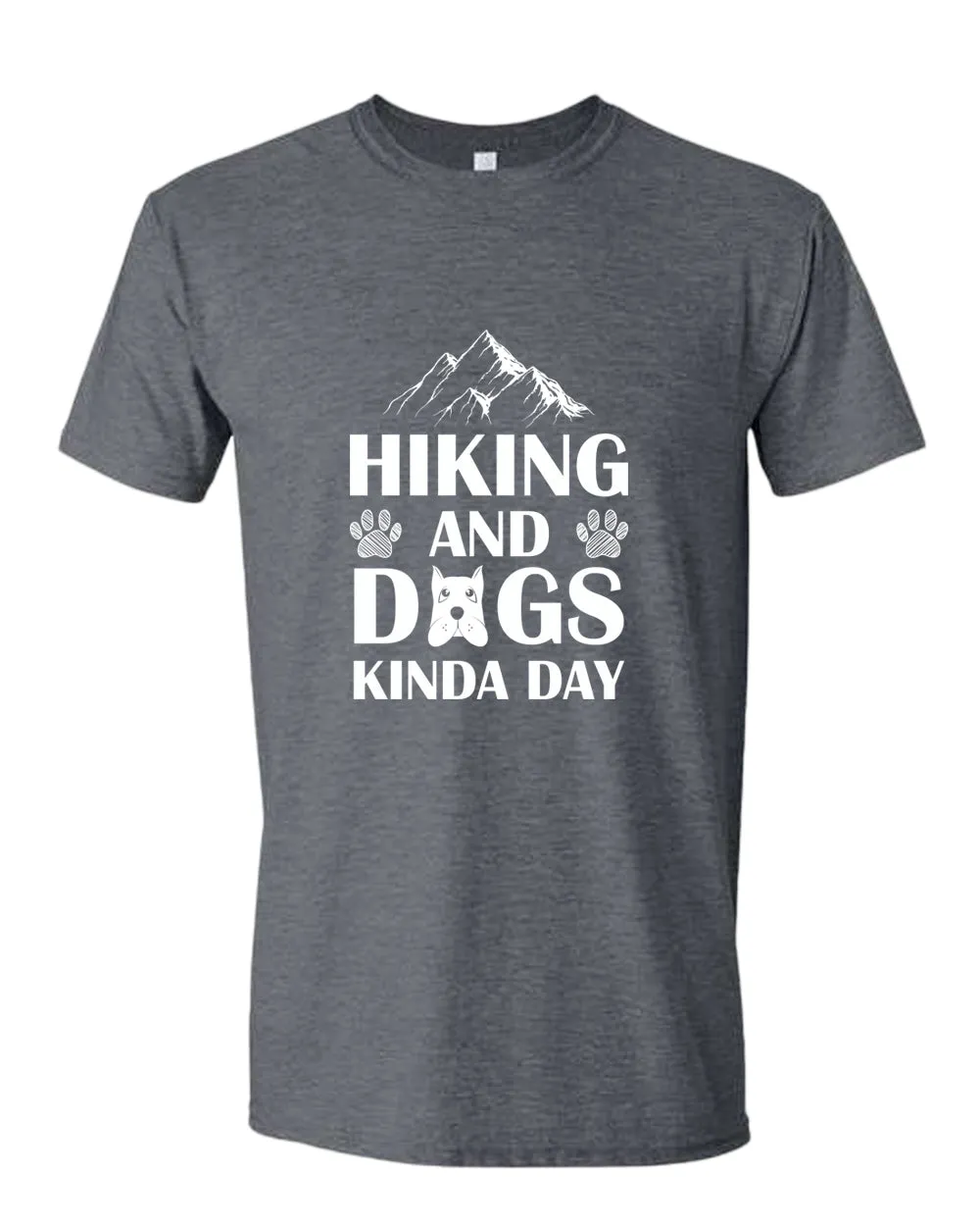 Hiking and dogs kinda day t-shirt, dog lover tees, hiker tees