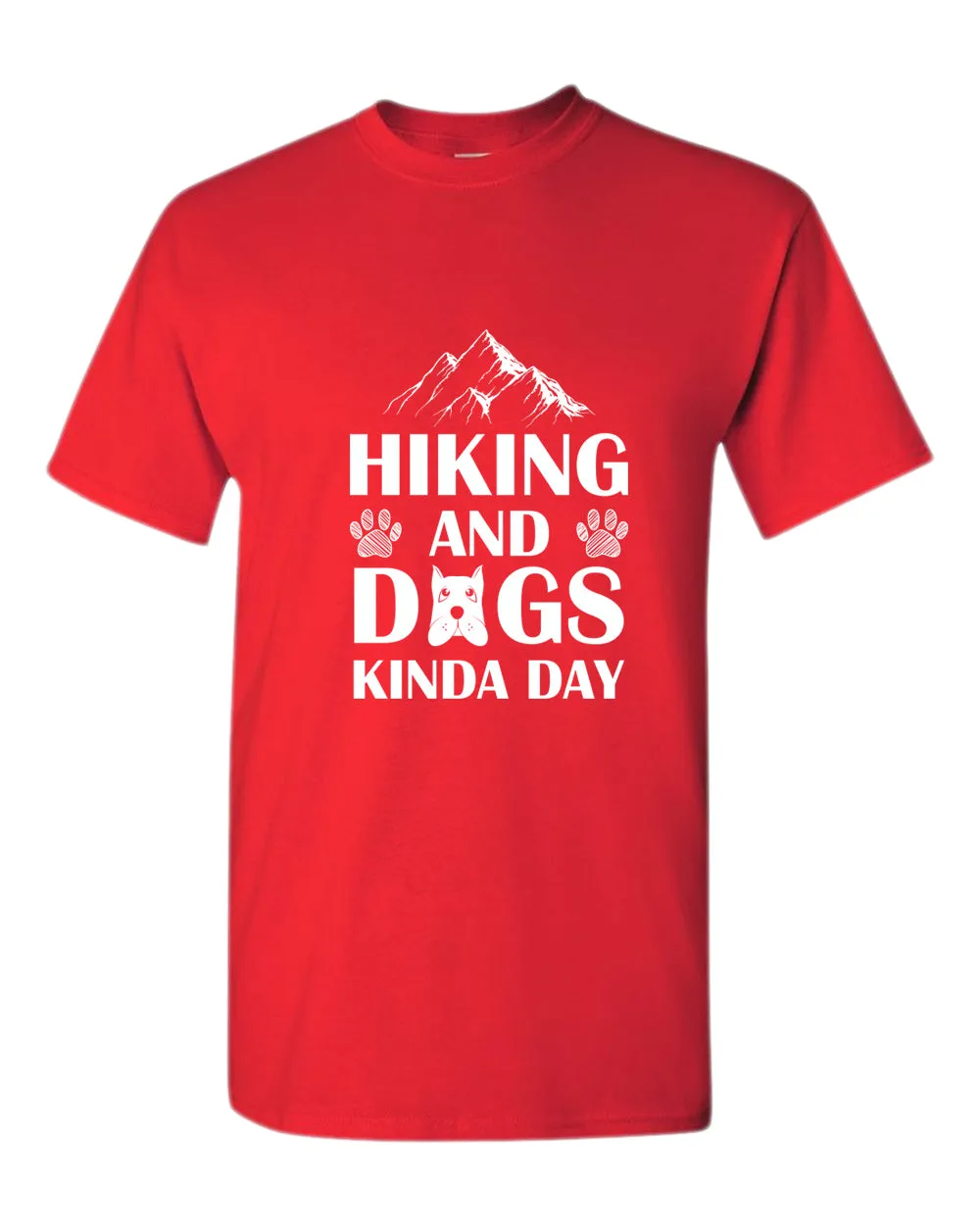 Hiking and dogs kinda day t-shirt, dog lover tees, hiker tees