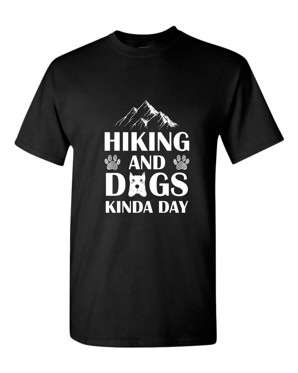 Hiking and dogs kinda day t-shirt, dog lover tees, hiker tees