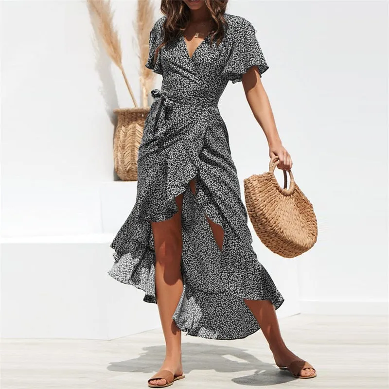 HiloRill Summer Beach Maxi Dress