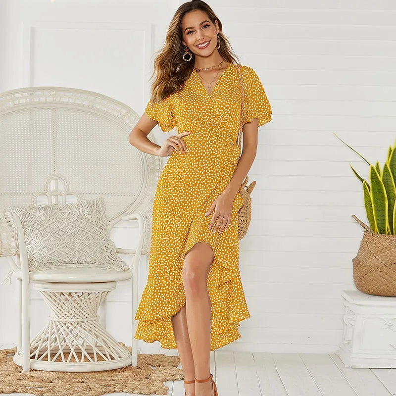 HiloRill Summer Beach Maxi Dress