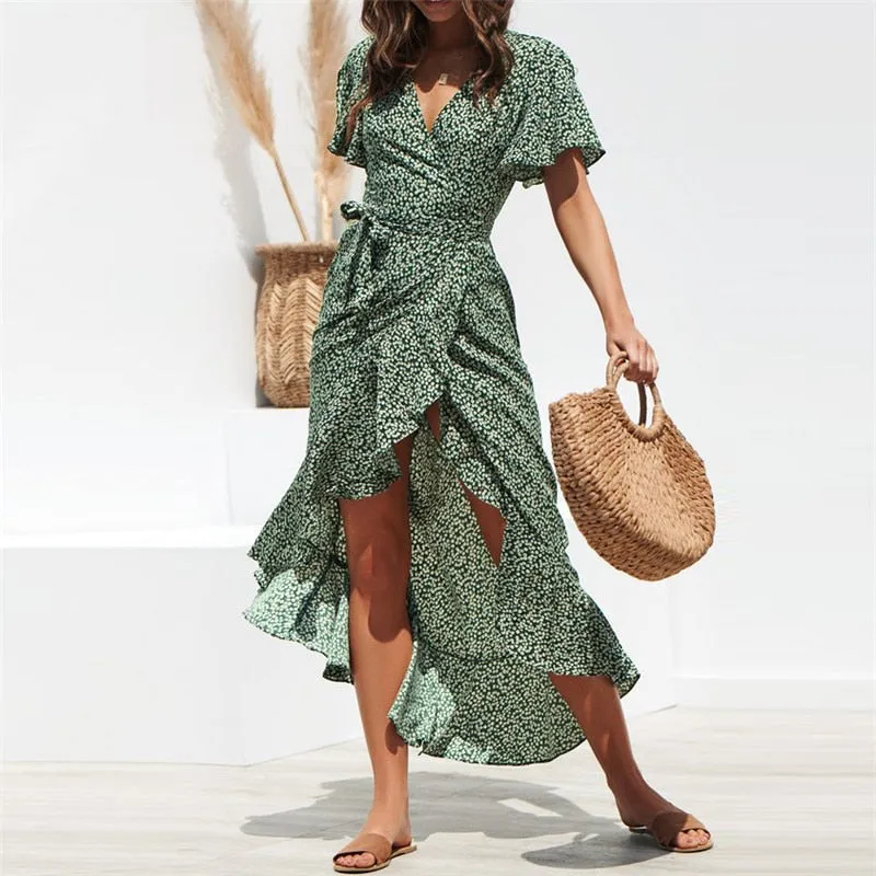 HiloRill Summer Beach Maxi Dress