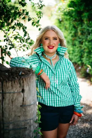 Hitchley & Harrow Shirt Womens Gingham Check