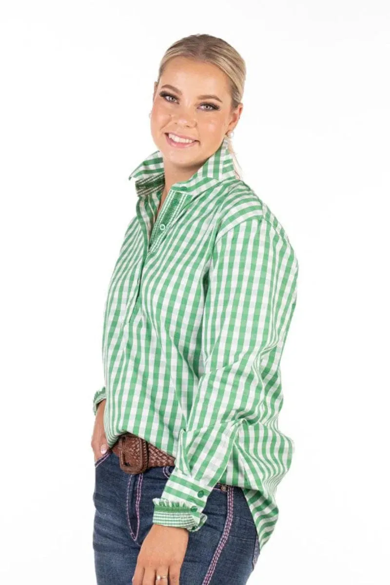 Hitchley & Harrow Shirt Womens Gingham Check