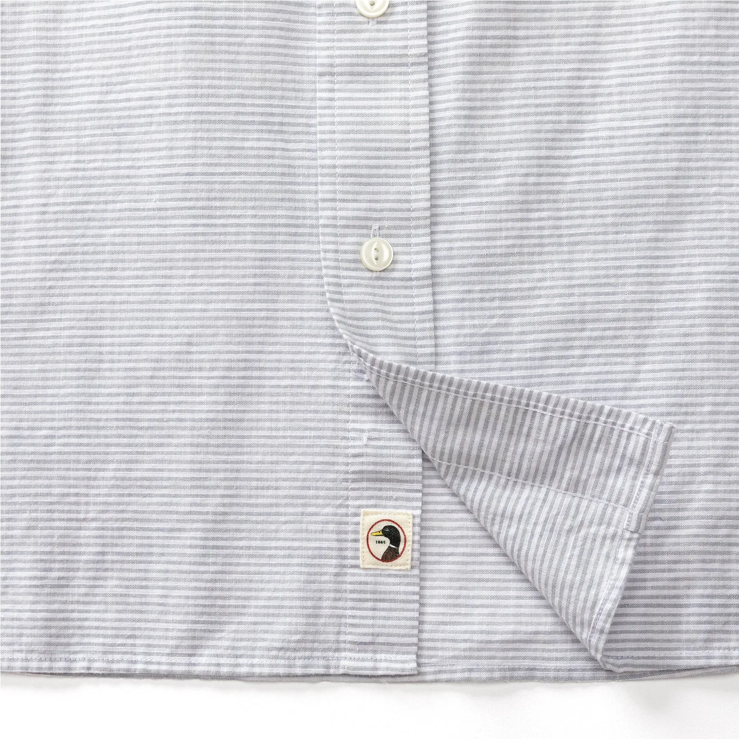 Hubert Stripe Cotton Slub Sport Shirt