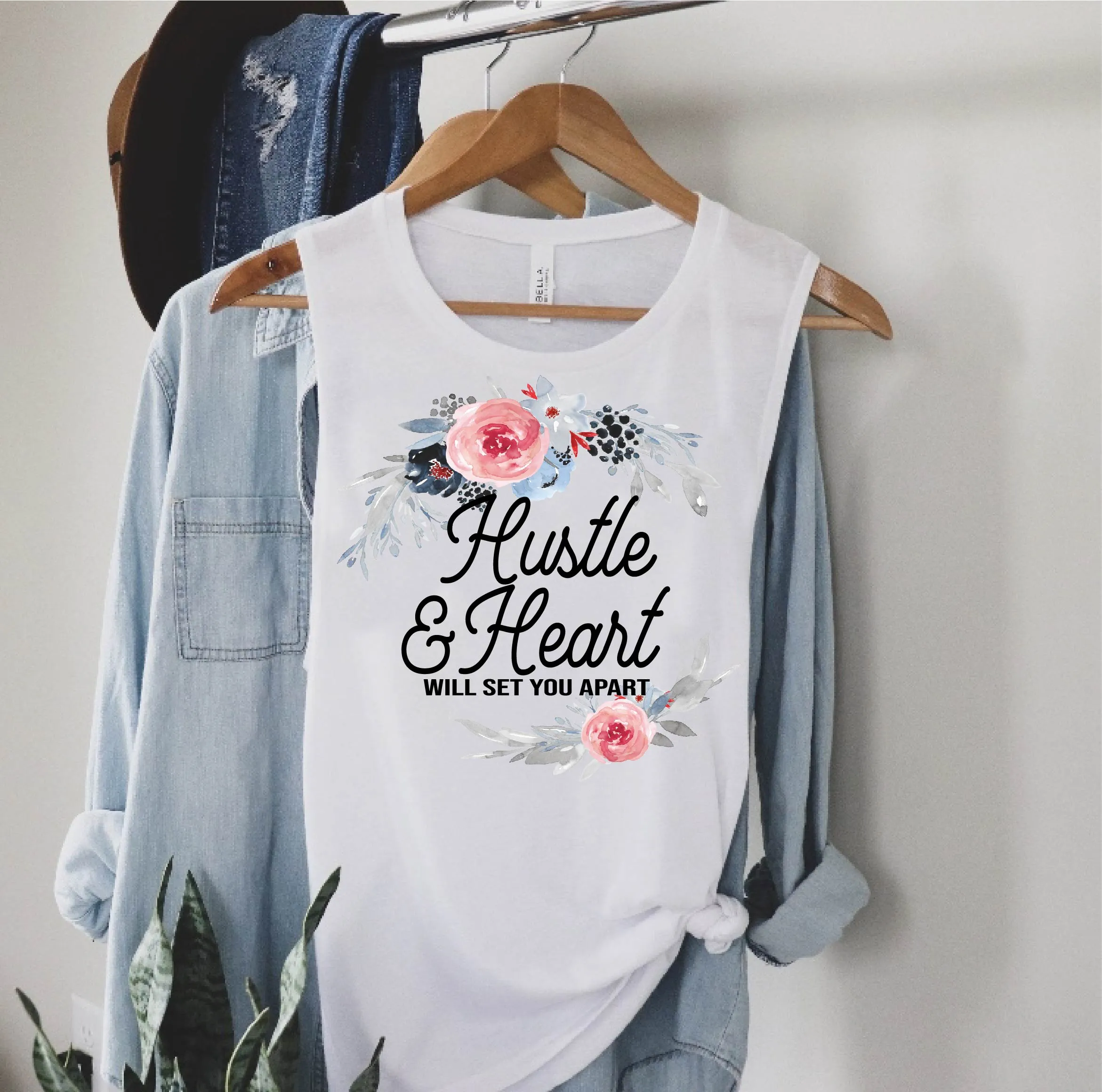 Hustle And Heart Tank | Womens Yoga Tank