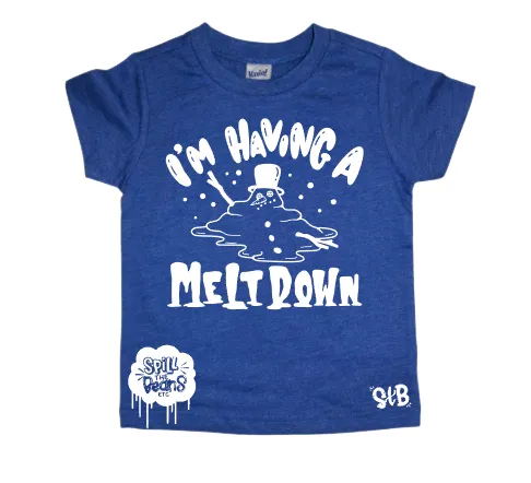 I’m having a meltdown Kids Christmas Tee