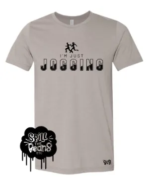 I'm Just Jogging Tee for Ahmaud Arbery (with runners) Adult Shirt