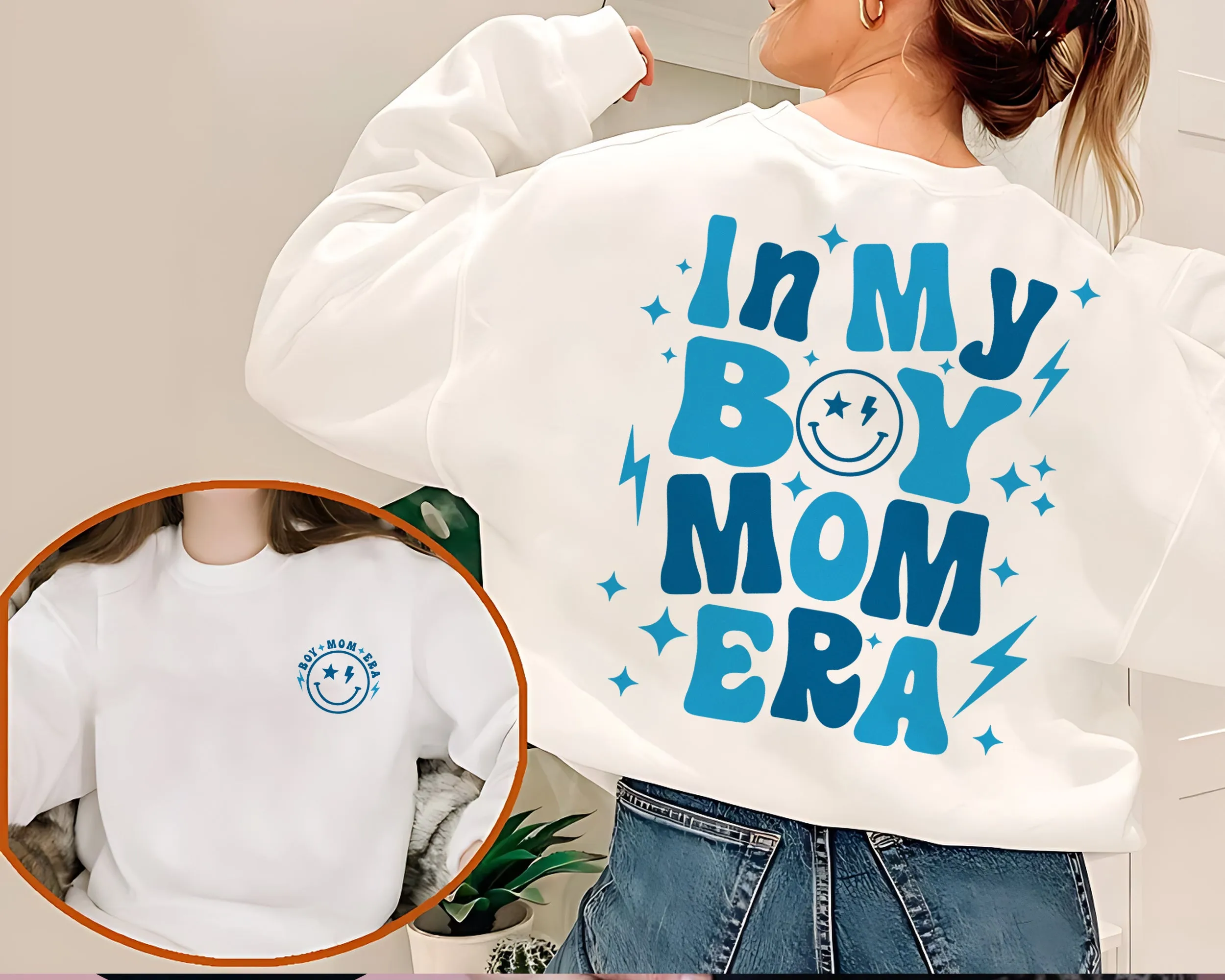 In My Boy Mom Era Sweatshirt, In My Mom Era Crewneck, Boy Mom Shirt, Boy Mom Club, Boy Mama Shirt, New Mom Gift, Expecting Mom Gift, Gender Reveal