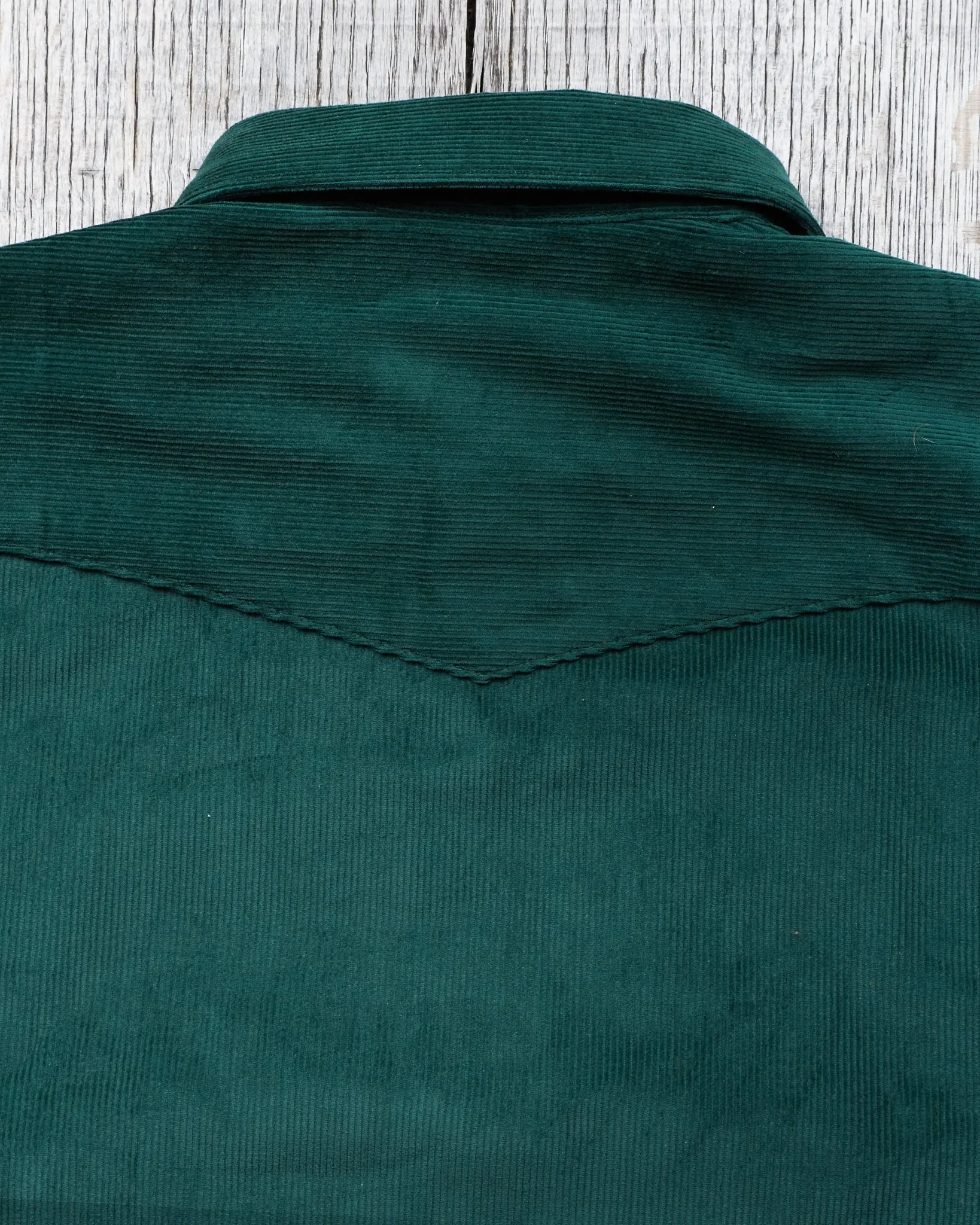 Indigofera Dollard Shirt Cotton Green Corduroy