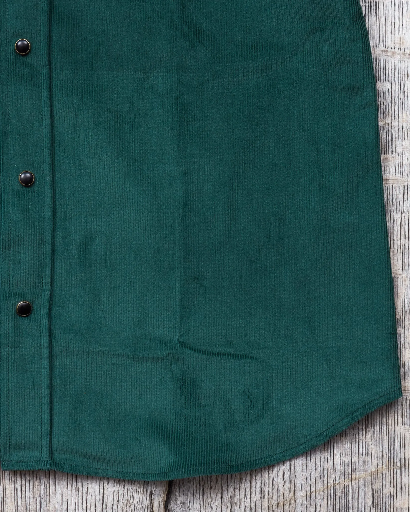 Indigofera Dollard Shirt Cotton Green Corduroy