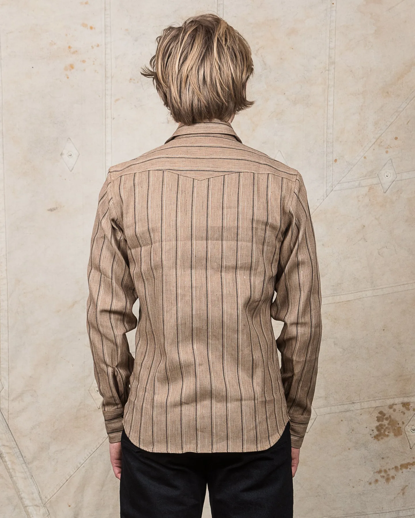 Indigofera Dollard Shirt Linen / Cotton Stripe