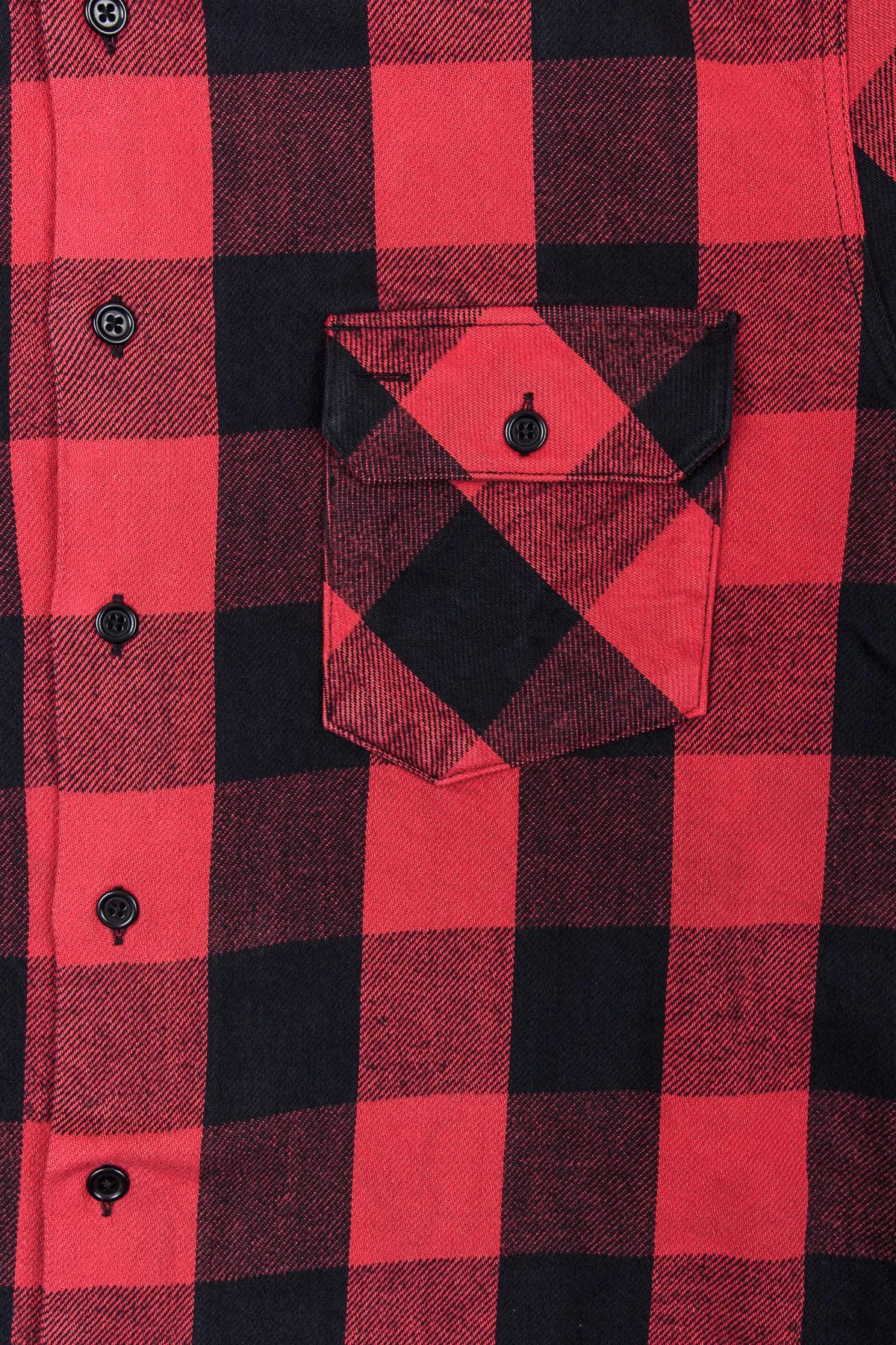 Indigofera Norris Flannel Shirt Red / Black