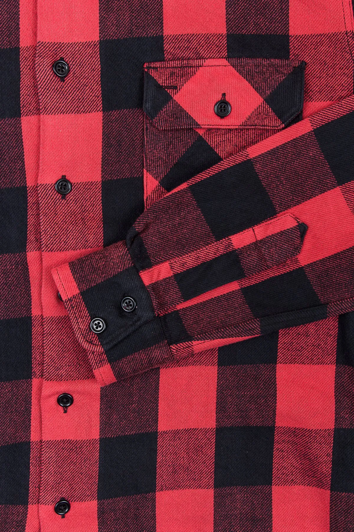 Indigofera Norris Flannel Shirt Red / Black