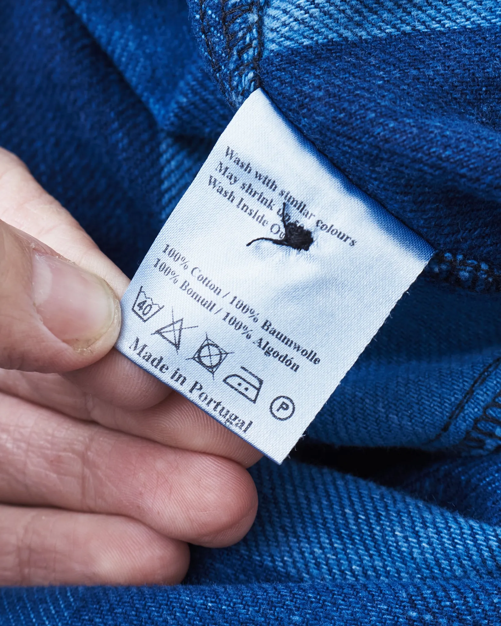 Indigofera Norris Flannel Shirt Triple Indigo