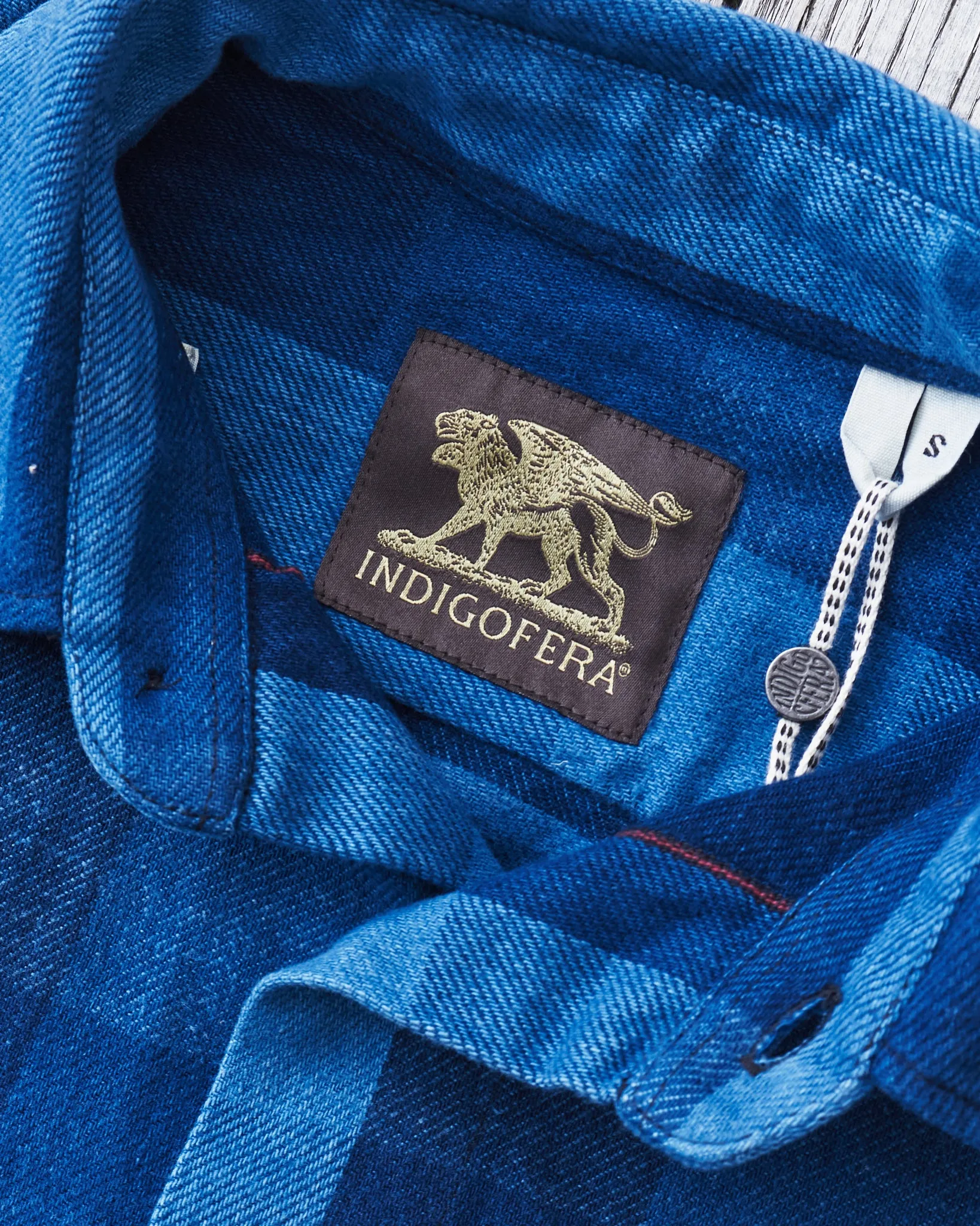 Indigofera Norris Flannel Shirt Triple Indigo