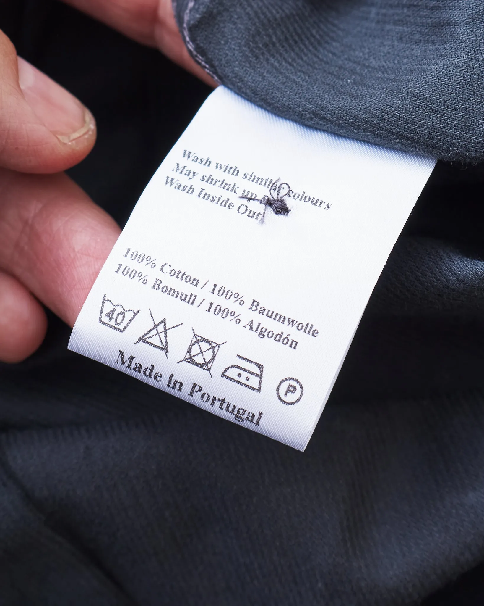 Indigofera Sideras Corduroy Shirt Petrol