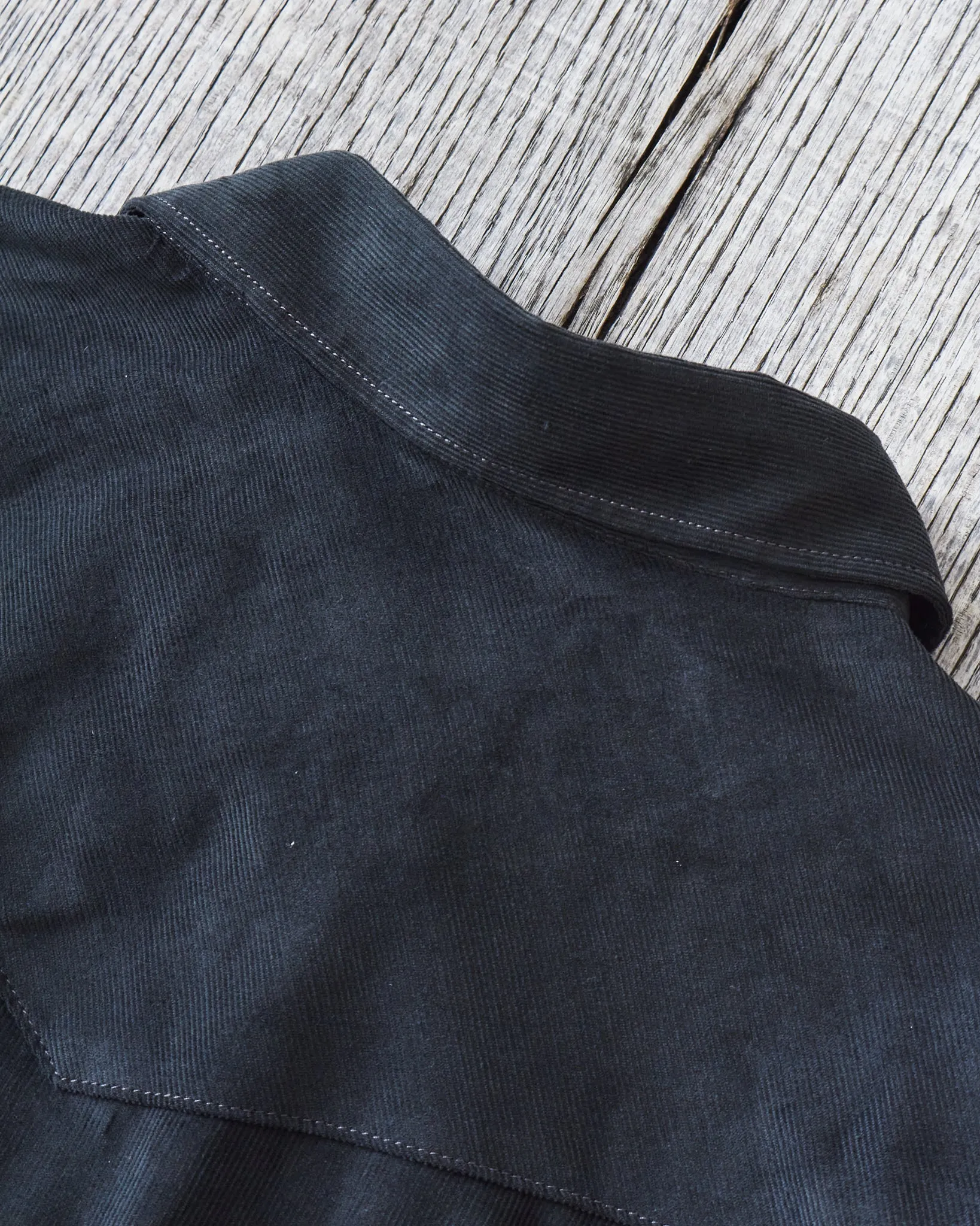 Indigofera Sideras Corduroy Shirt Petrol
