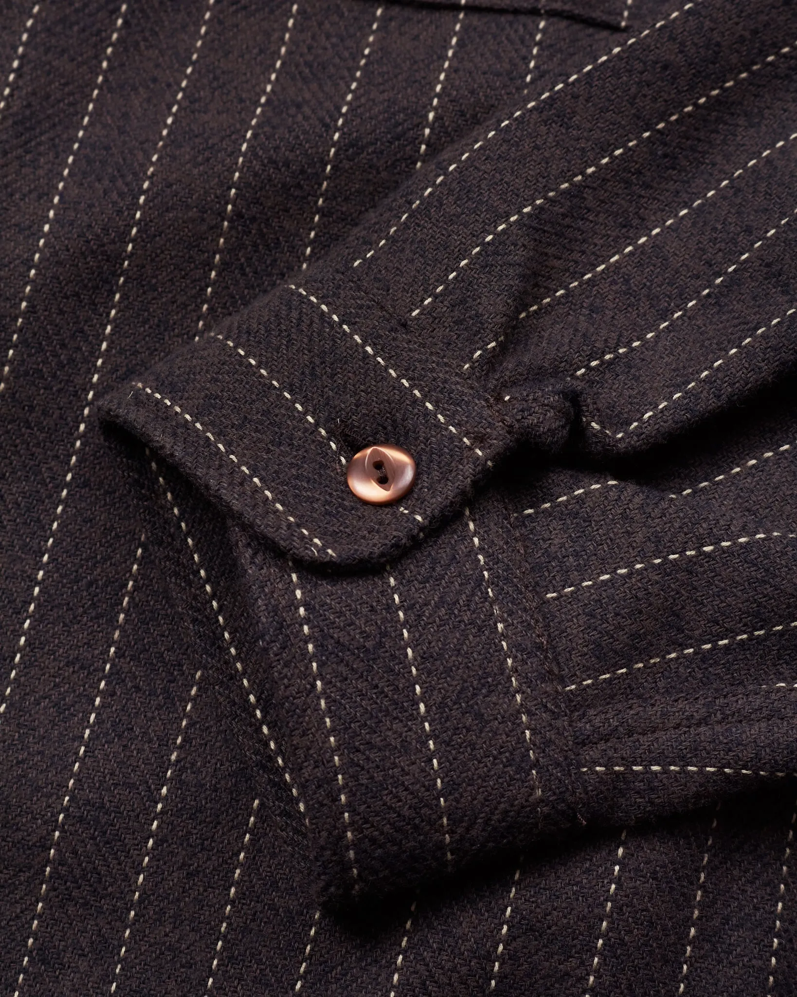 Indigofera Webster Shirt Brown / White