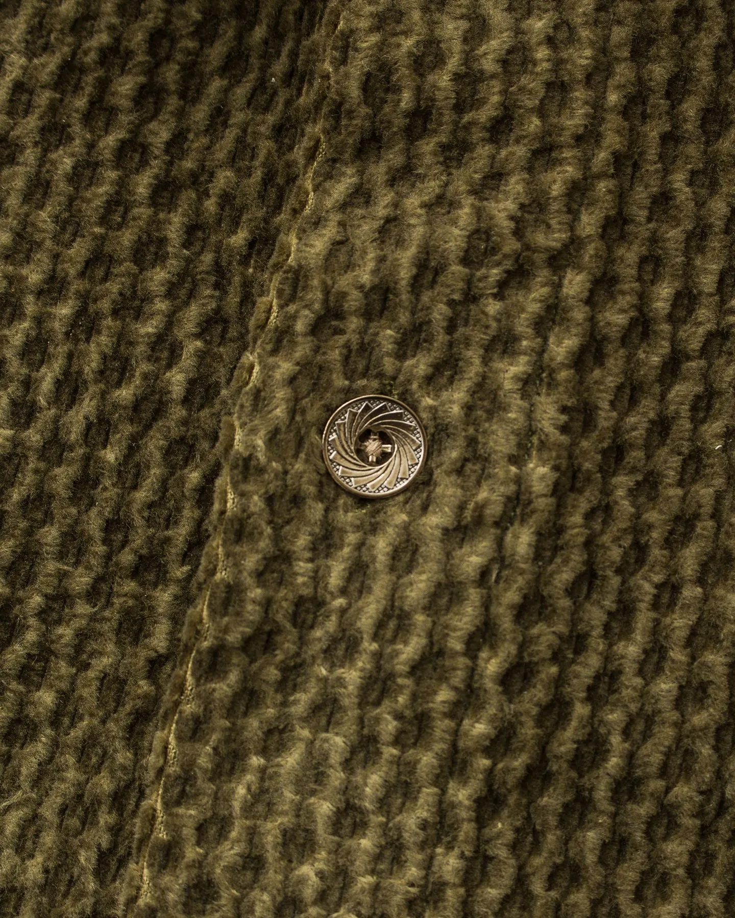 Indigofera Webster Shirt Dobby Corduroy Green
