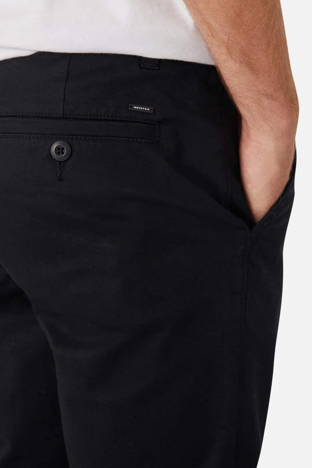 INDUSTRIE THE CUBA CHINO PANT BLACK