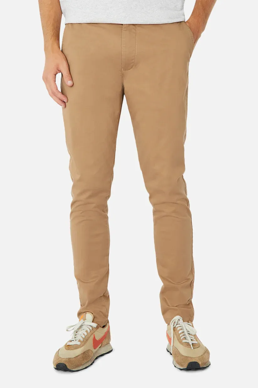 INDUSTRIE THE CUBA CHINO PANT CARAMEL