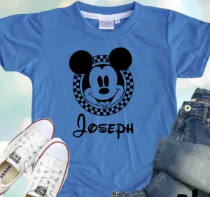 INFANT Mickey Checkered Shirt