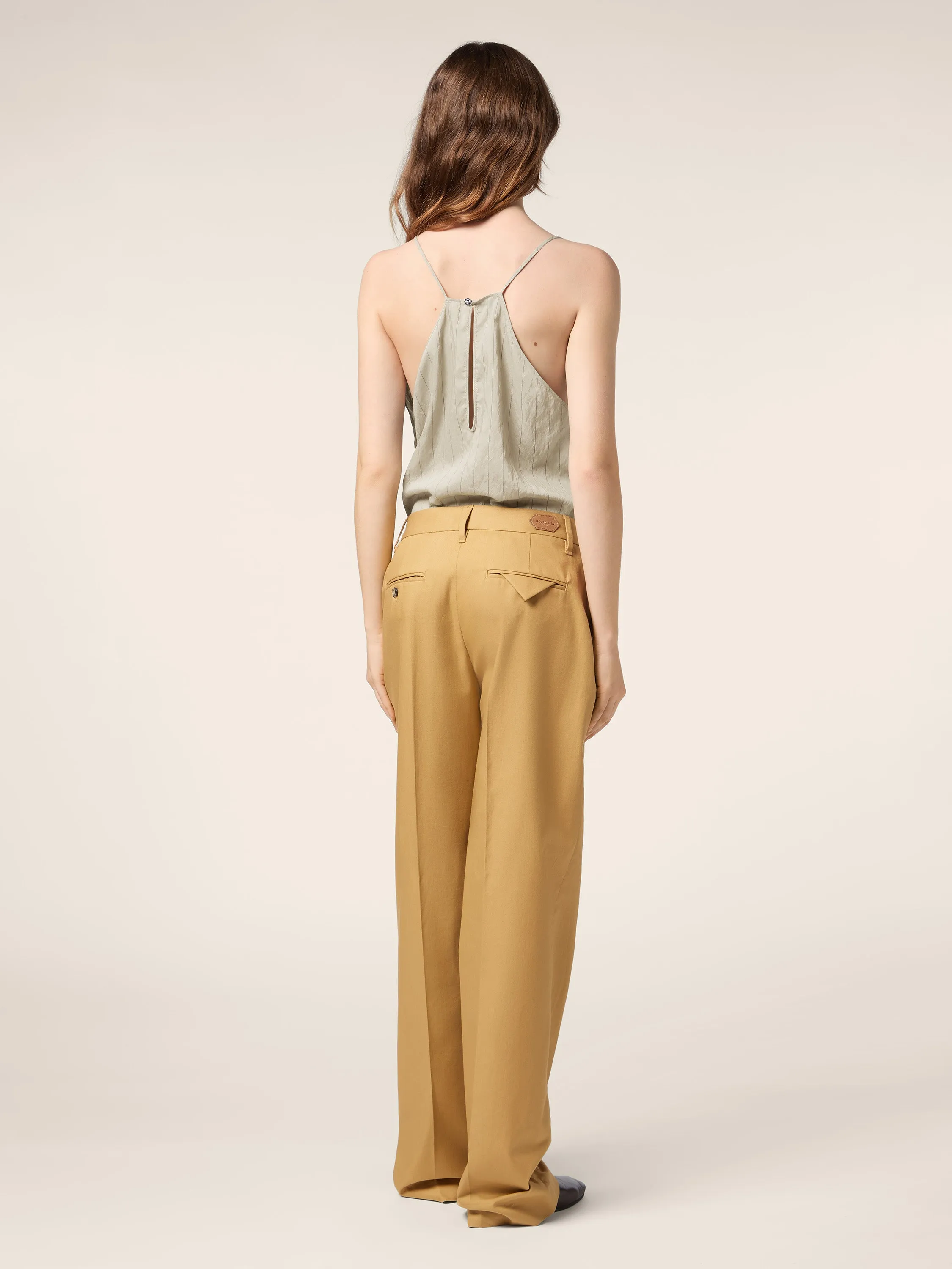 Isabel - Pants in Cotton Gabardine