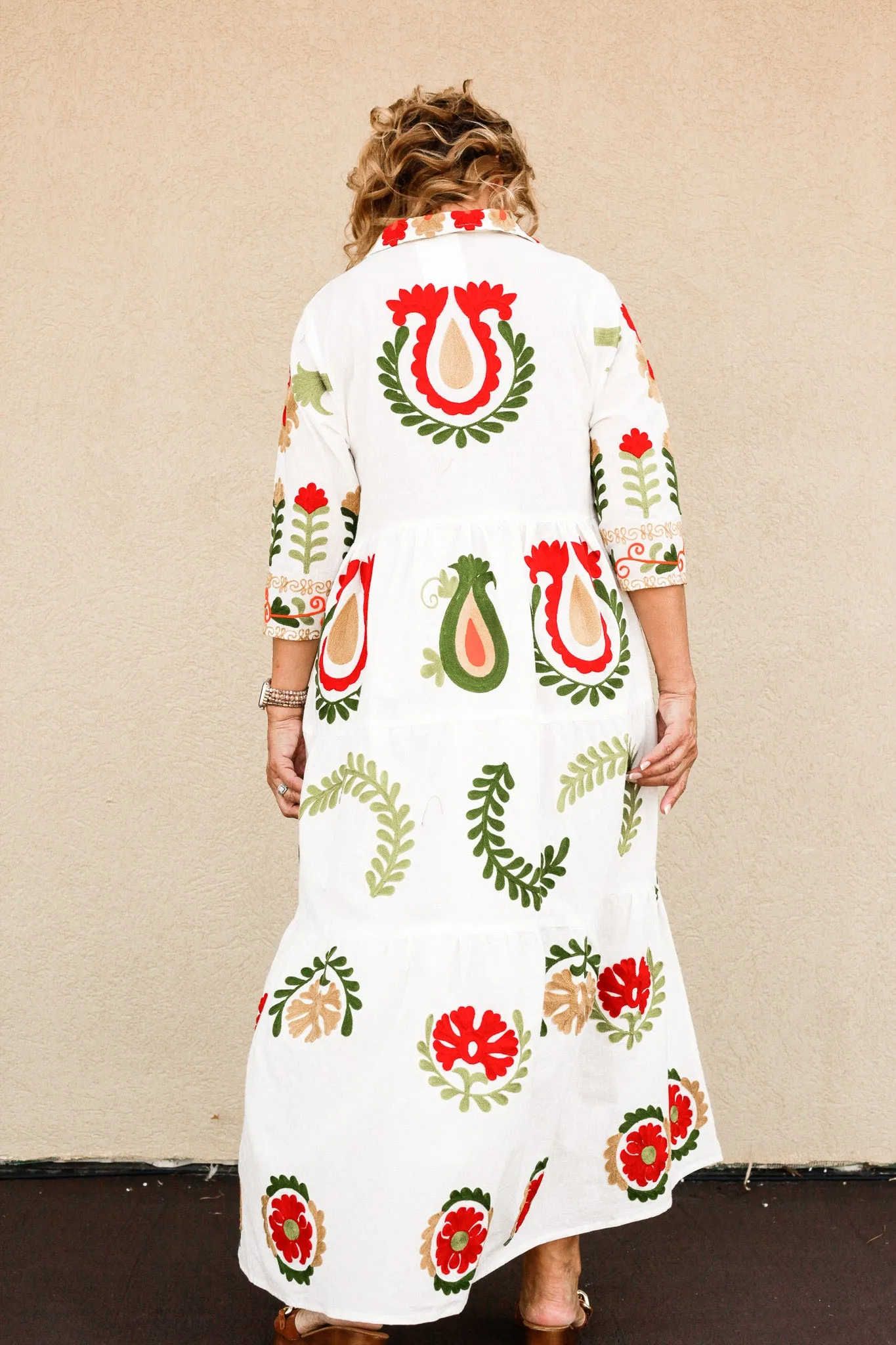 Isla Embroidered Dress