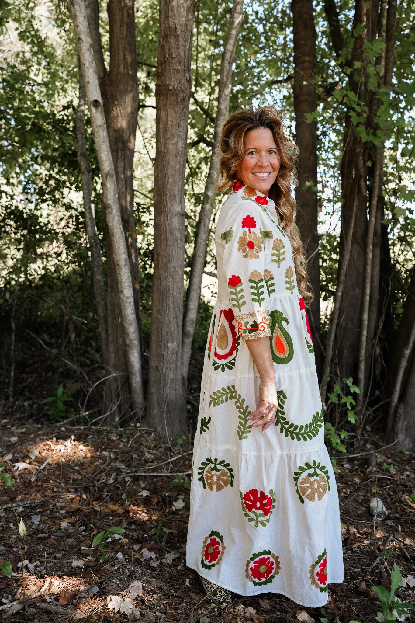 Isla Embroidered Dress