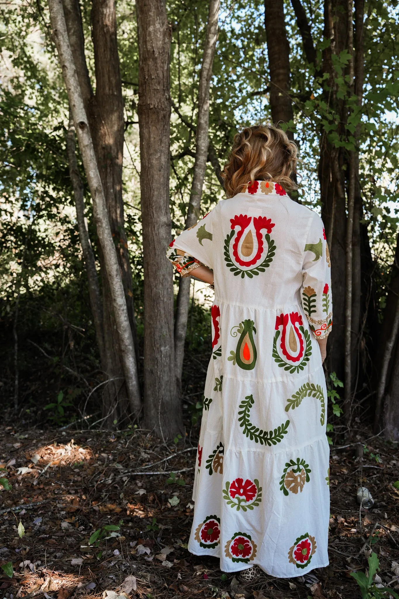 Isla Embroidered Dress