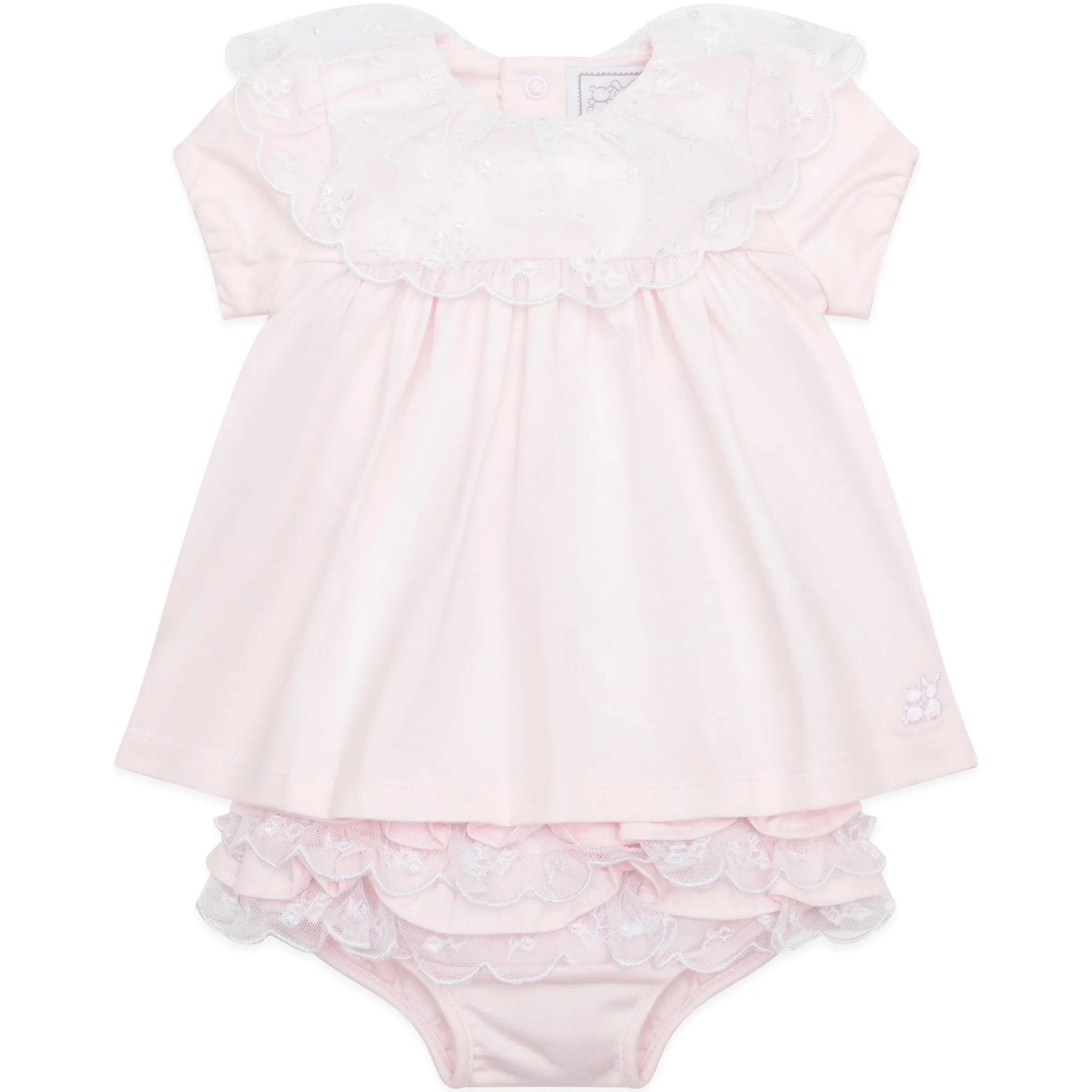 Janais Girls Dress and Frilly Knicker Set
