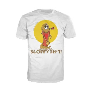 Joe Turds Sloppy Sh#t Official Men's T-Shirt (White)