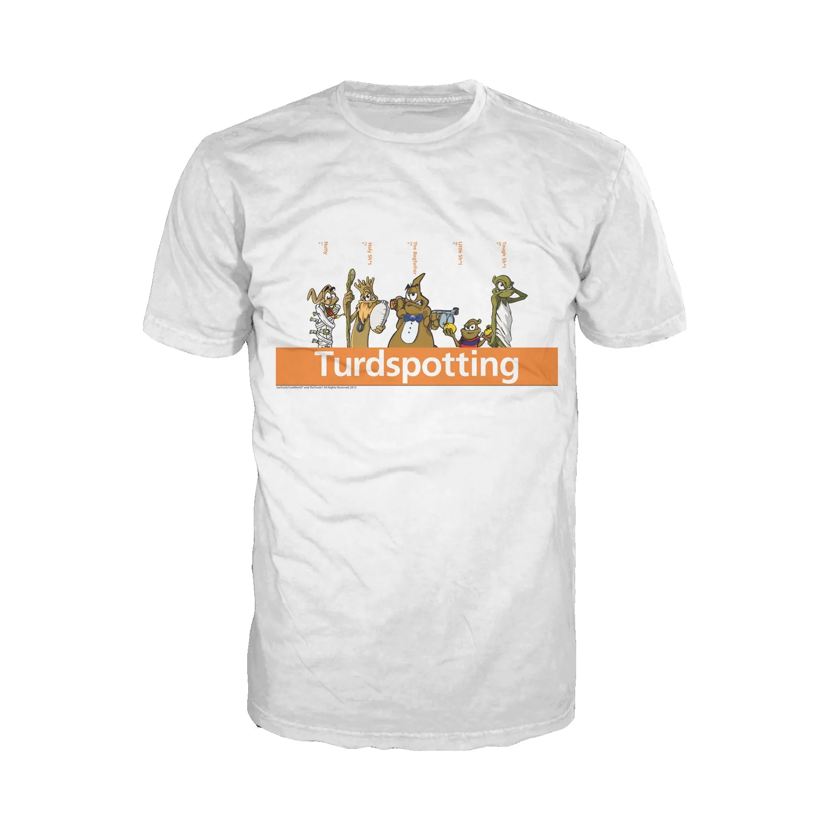 Joe Turds Turdspotting Official Men's T-Shirt (White)