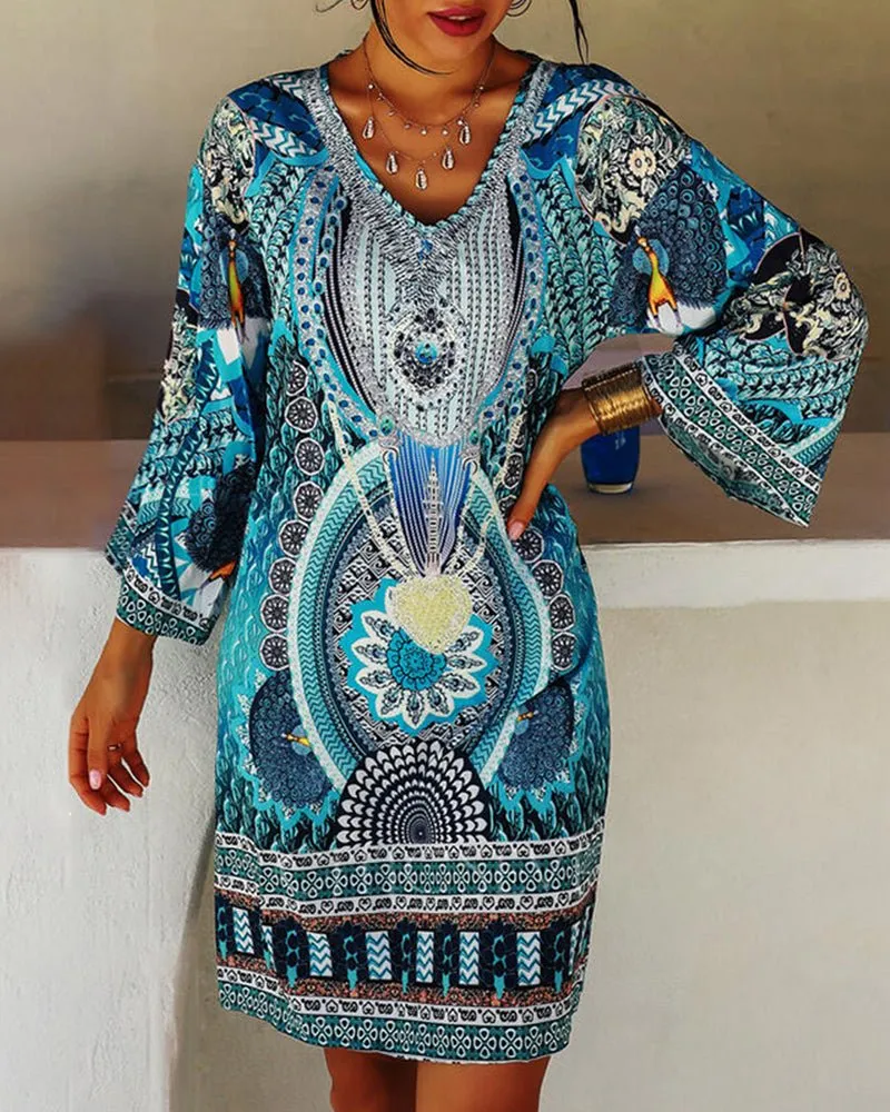 Josepha - Stylish Printed Woman's Boho Dress