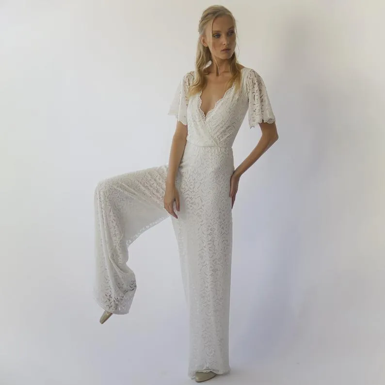 Jumpsuit with belt #1309