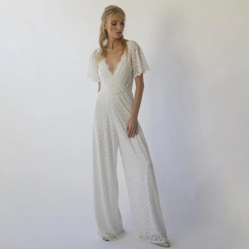 Jumpsuit with belt #1309
