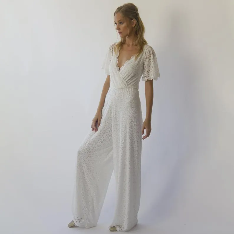 Jumpsuit with belt #1309
